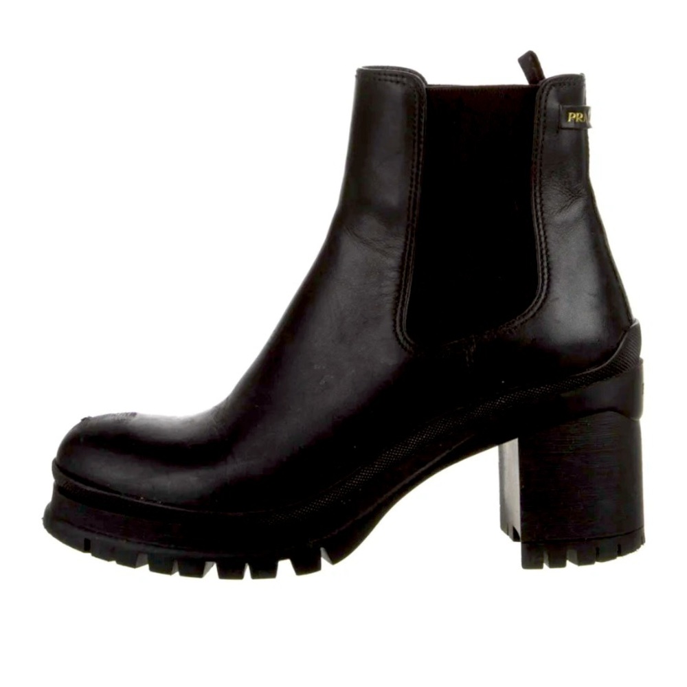 Prada lug sole Chelsea boots
